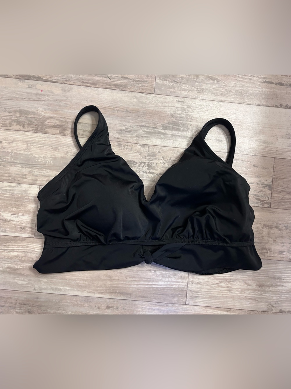 Maurices Black Swim Top Size 1X